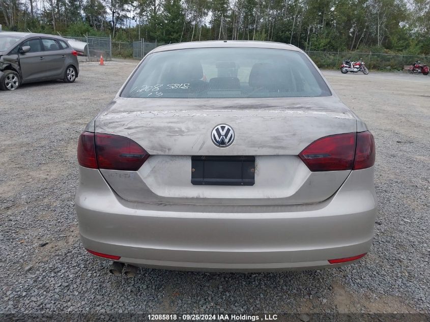 2012 Volkswagen Jetta Sedan VIN: 3VWDK7AJXCM127025 Lot: 12085818