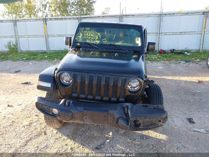 2023 Jeep Wrangler 4-Door Sahara Altitude VIN: 1C4HJXEN5PW673905 Lot: 12085850