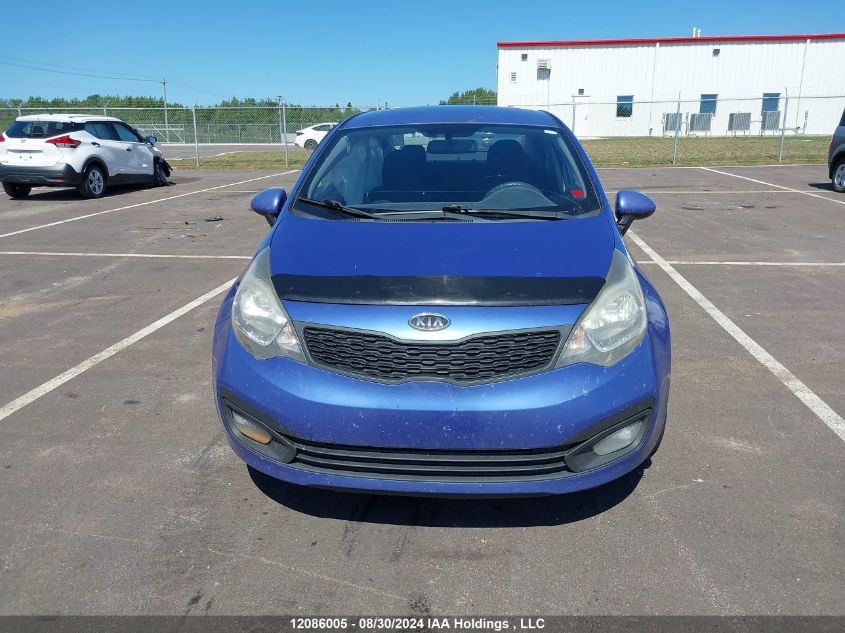 2012 Kia Rio VIN: KNADM4A33C6043820 Lot: 12086005