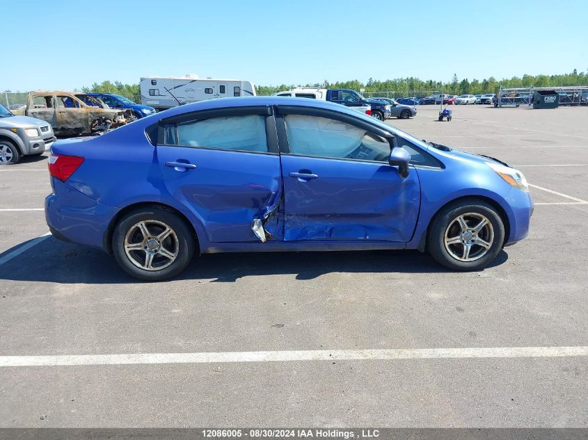 2012 Kia Rio VIN: KNADM4A33C6043820 Lot: 12086005