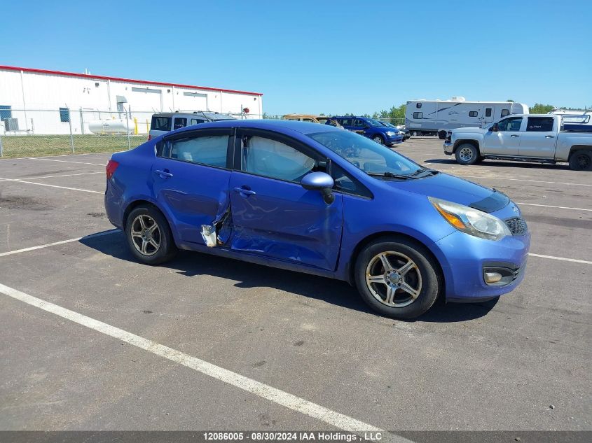 2012 Kia Rio VIN: KNADM4A33C6043820 Lot: 12086005