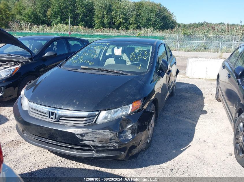 2012 Honda Civic Sdn VIN: 2HGFB2F40CH104547 Lot: 12086105
