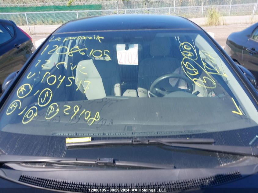 2012 Honda Civic Sdn VIN: 2HGFB2F40CH104547 Lot: 12086105