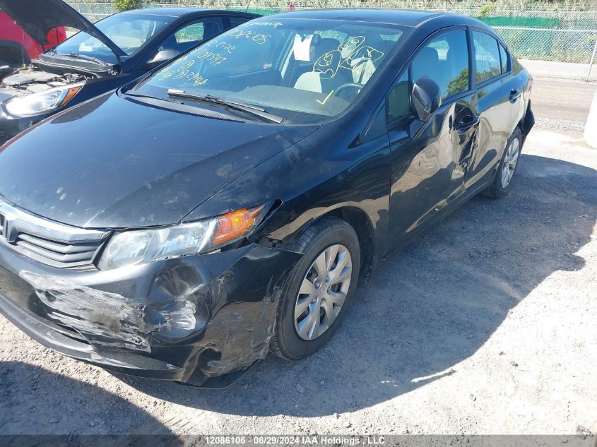 2012 Honda Civic Sdn VIN: 2HGFB2F40CH104547 Lot: 12086105