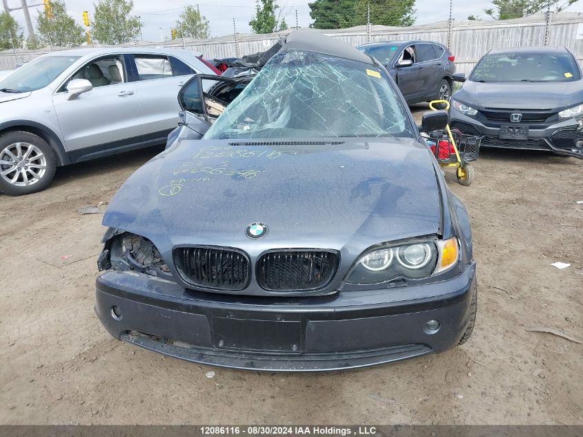 2002 BMW 3 Series VIN: WBAEV33402KL56346 Lot: 12086116