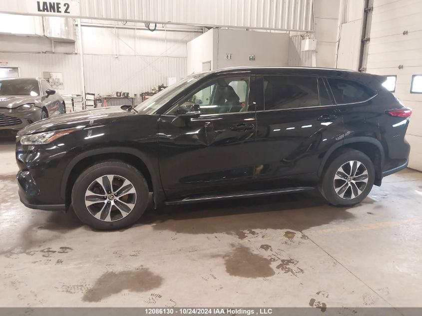 2021 Toyota Highlander Xle VIN: 5TDGZRBH2MS552100 Lot: 12086130