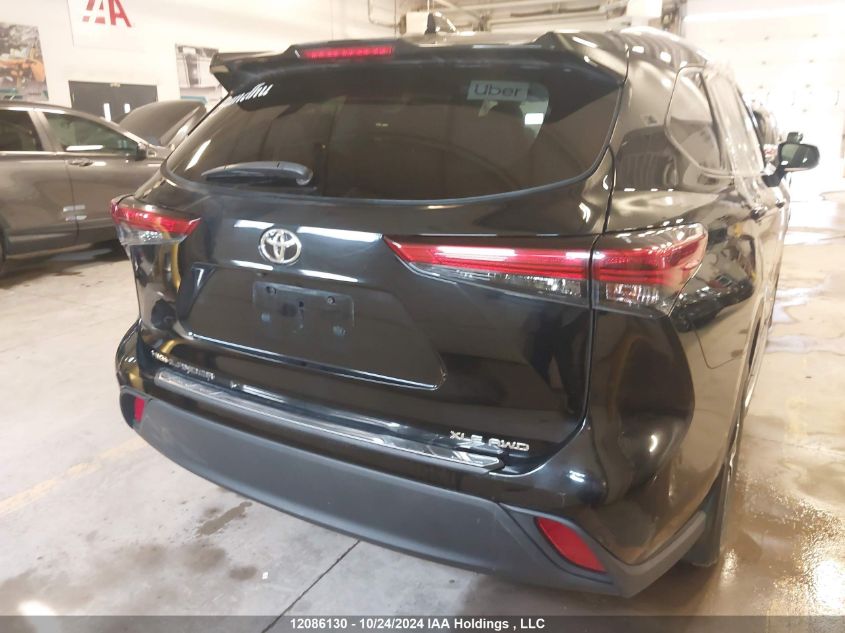 2021 Toyota Highlander Xle VIN: 5TDGZRBH2MS552100 Lot: 12086130