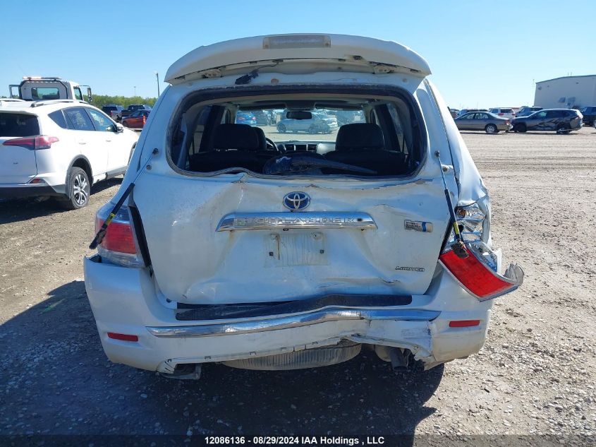 2012 Toyota Highlander Hybrid Limited VIN: JTEDC3EH5C2010830 Lot: 12086136