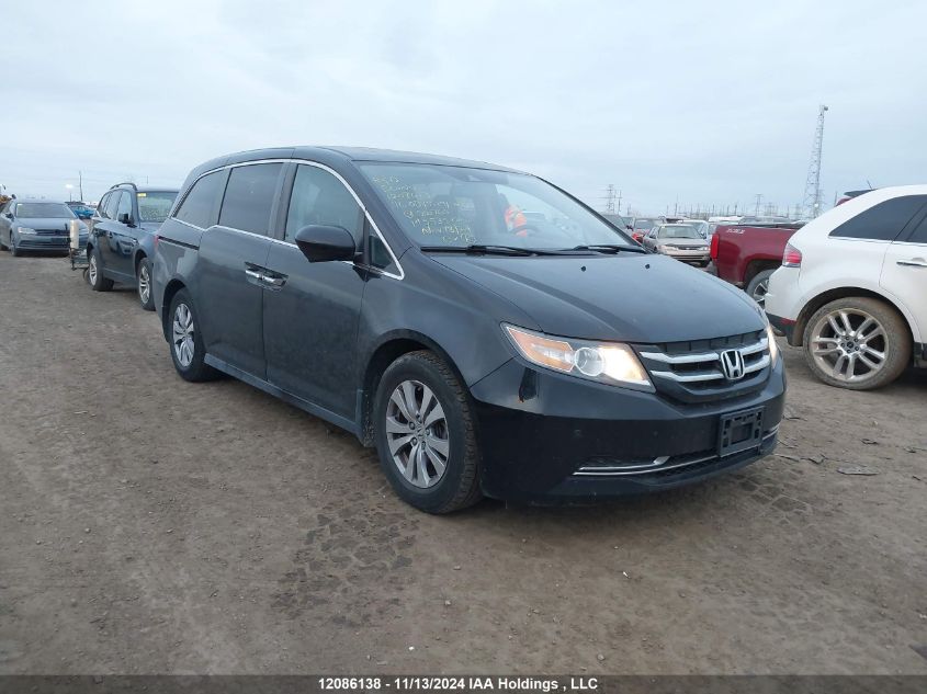 2016 Honda Odyssey Ex-L VIN: 5FNRL5H62GB500760 Lot: 12086138