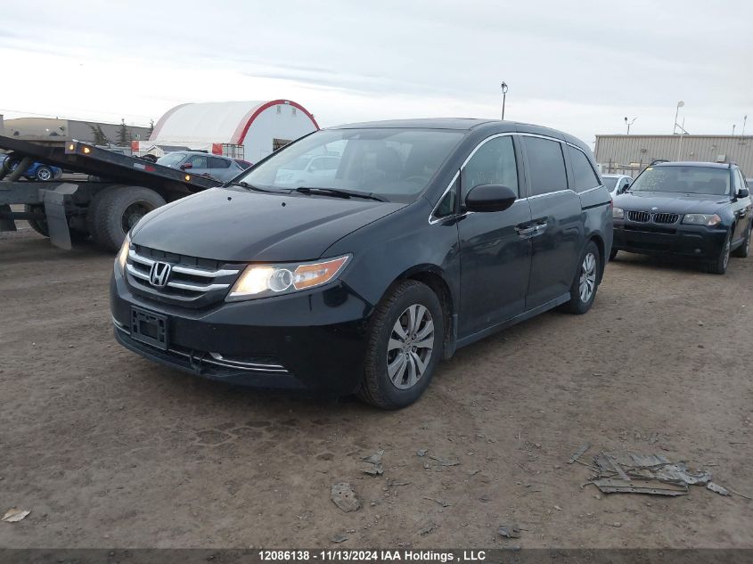 2016 Honda Odyssey Ex-L VIN: 5FNRL5H62GB500760 Lot: 12086138