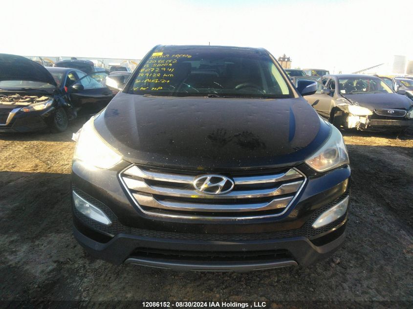 2013 Hyundai Santa Fe Sport VIN: 5XYZUDLA2DG072941 Lot: 12086152