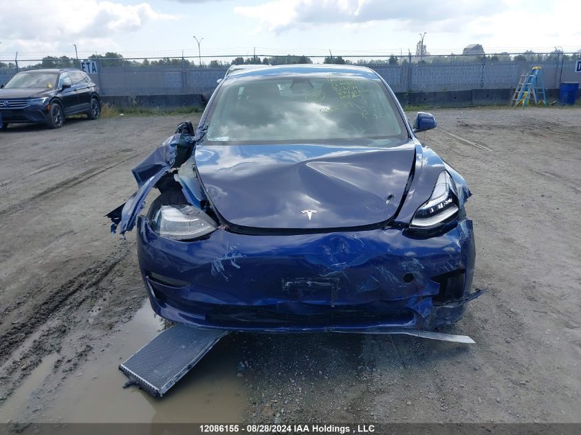 2022 Tesla Model 3 VIN: 5YJ3E1EB2NF296971 Lot: 12086155