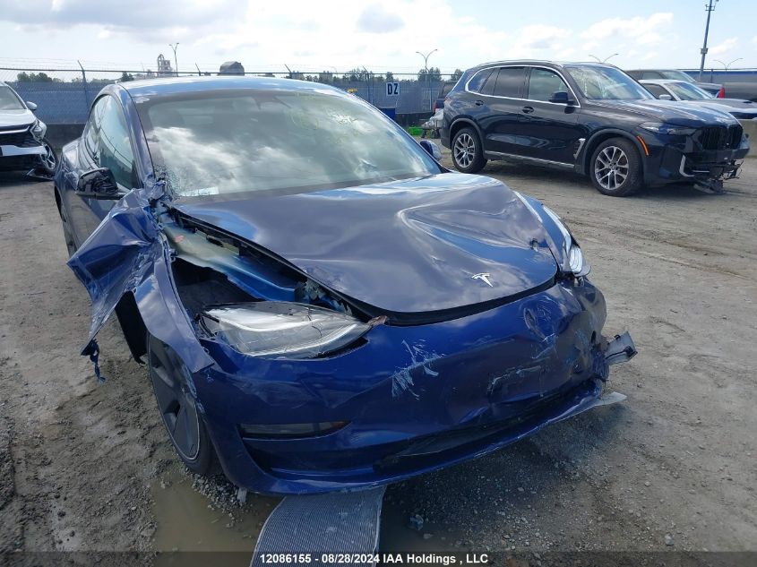 2022 Tesla Model 3 VIN: 5YJ3E1EB2NF296971 Lot: 12086155