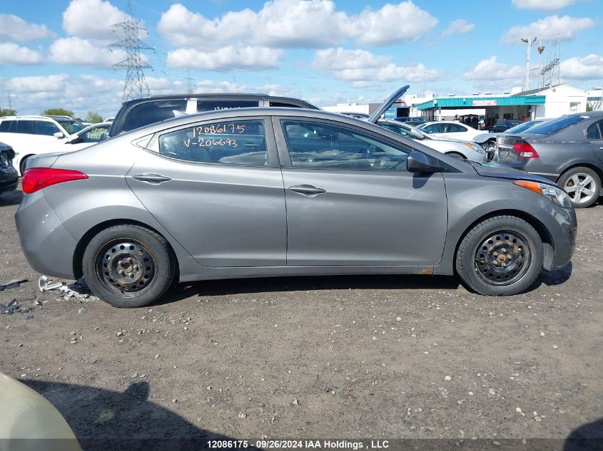 2013 Hyundai Elantra Gl VIN: 5NPDH4AE5DH206693 Lot: 12086175