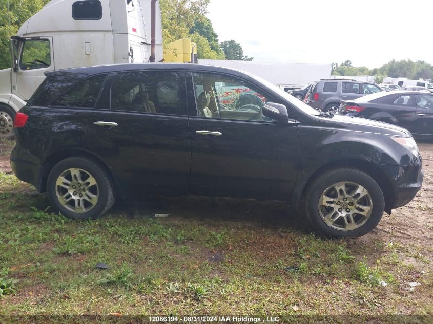 2009 Acura Mdx VIN: 2HNYD28649H002154 Lot: 12086194