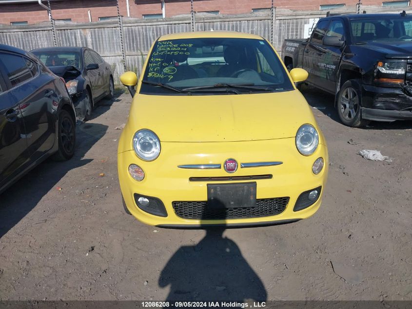 3C3CFFBR7CT363224 2012 Fiat 500 Sport