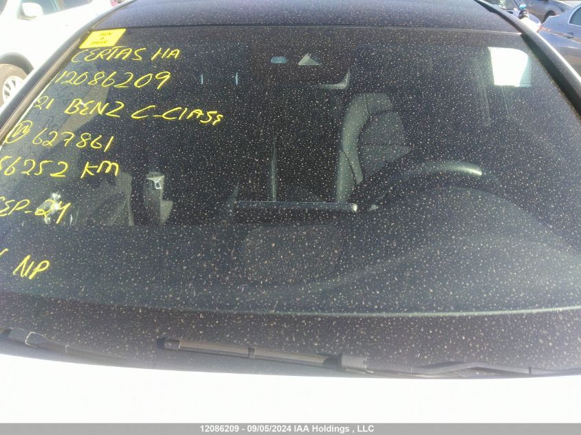 2021 Mercedes-Benz C 300 VIN: W1KWF8EB6MR627861 Lot: 12086209