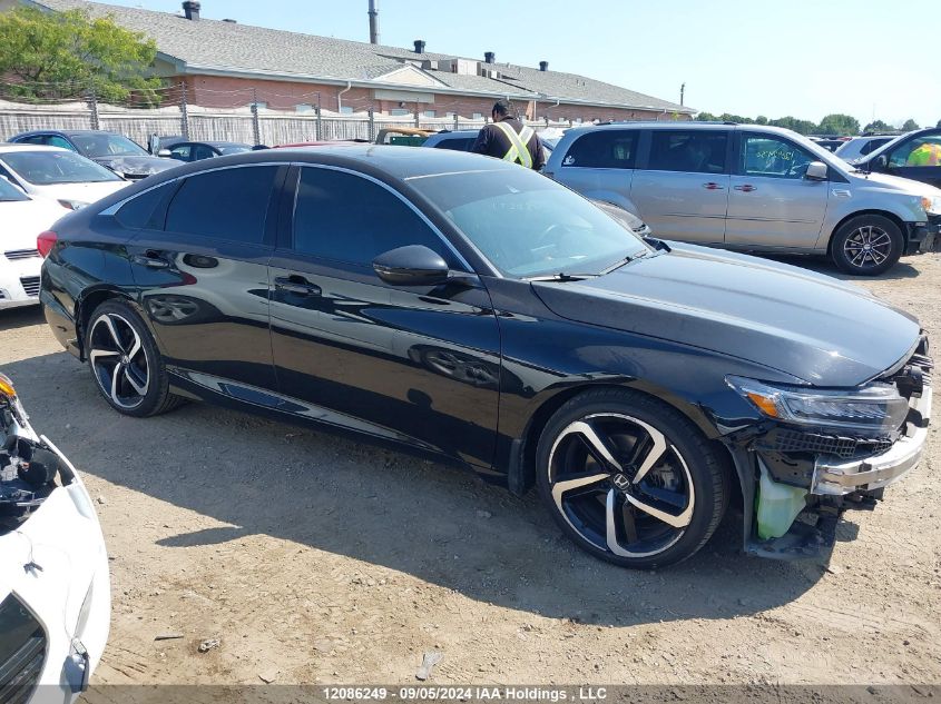 2022 Honda Accord VIN: 1HGCV1F30NA801813 Lot: 12086249