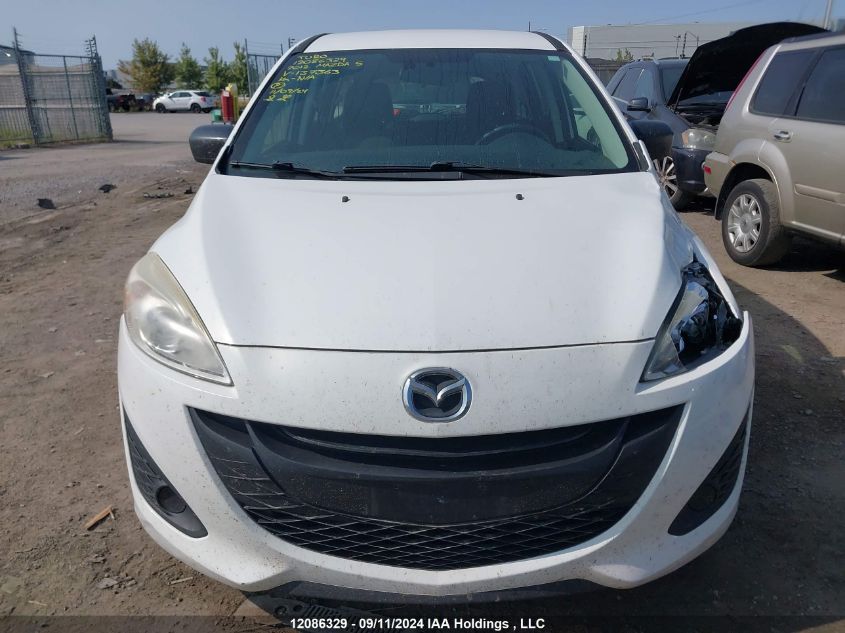 2012 Mazda Mazda5 VIN: JM1CW2CL4C0137363 Lot: 12086329