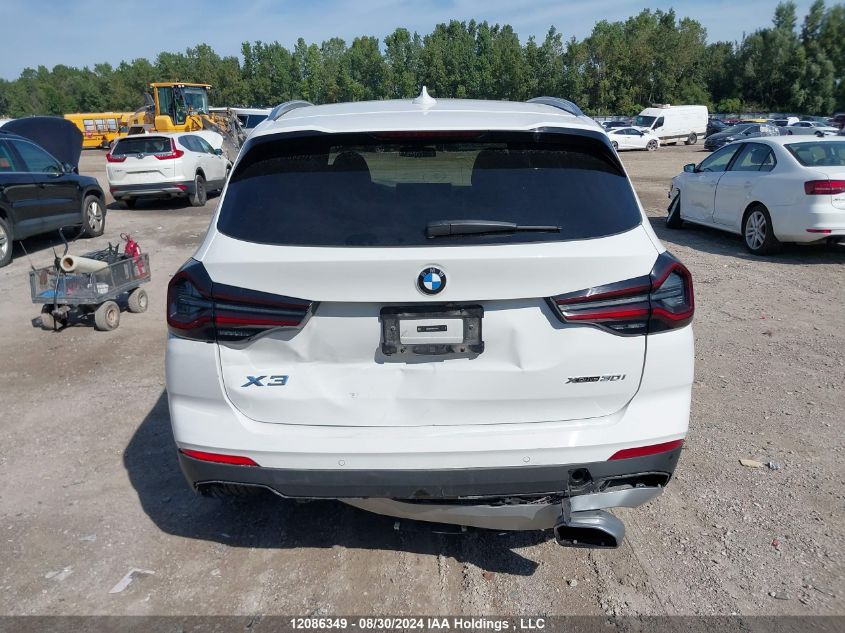 2024 BMW X3 xDrive30I VIN: 5UX53DP09R9U29123 Lot: 12086349