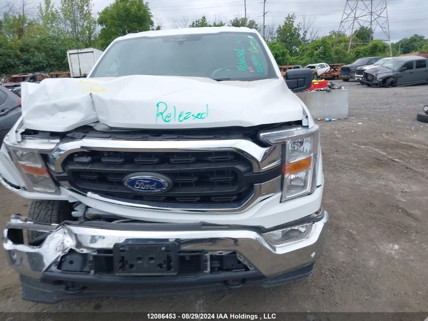 2022 Ford F150 Supercrew VIN: 1FTFW1E88NFB85836 Lot: 12086453