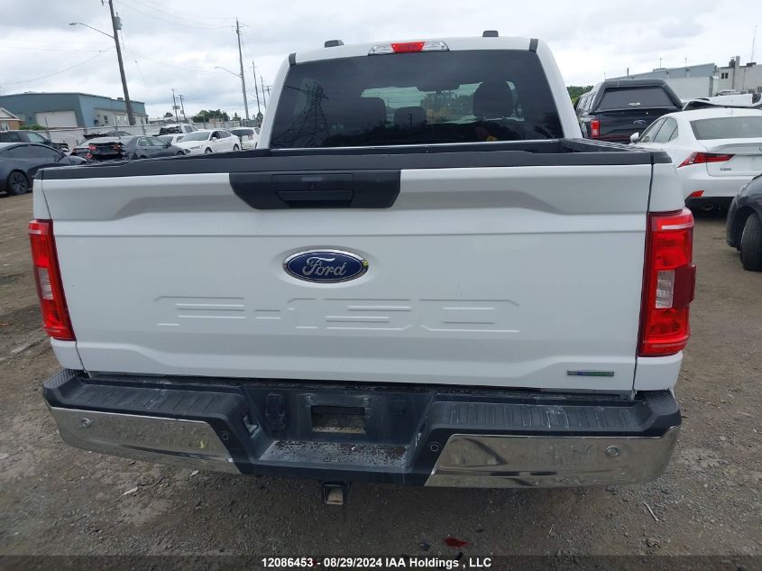 2022 Ford F150 Supercrew VIN: 1FTFW1E88NFB85836 Lot: 12086453