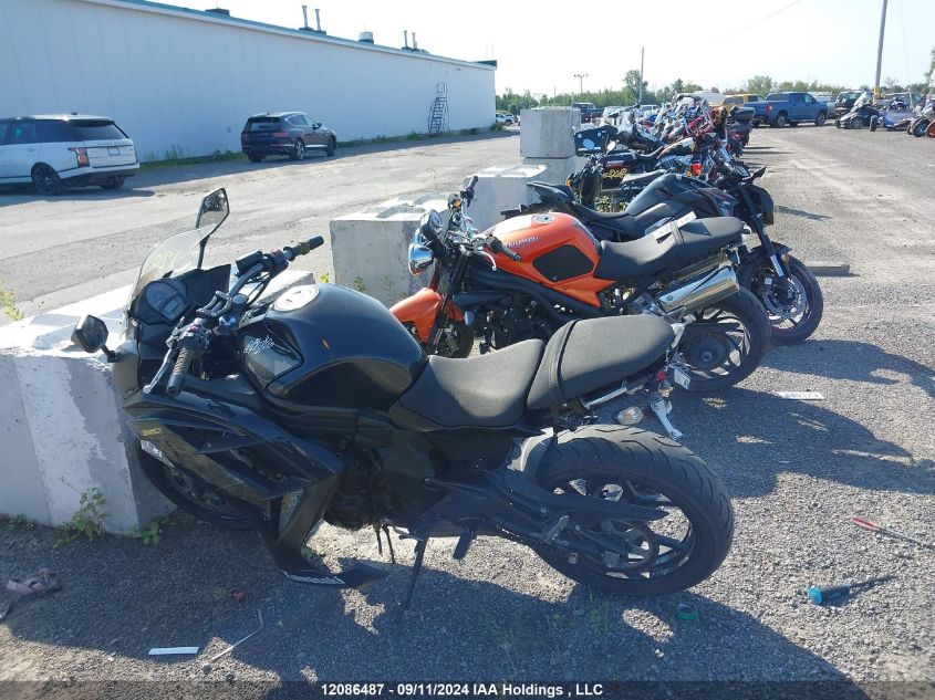 2013 Kawasaki Ex650 F VIN: JKAEXEF18DDA05800 Lot: 12086487