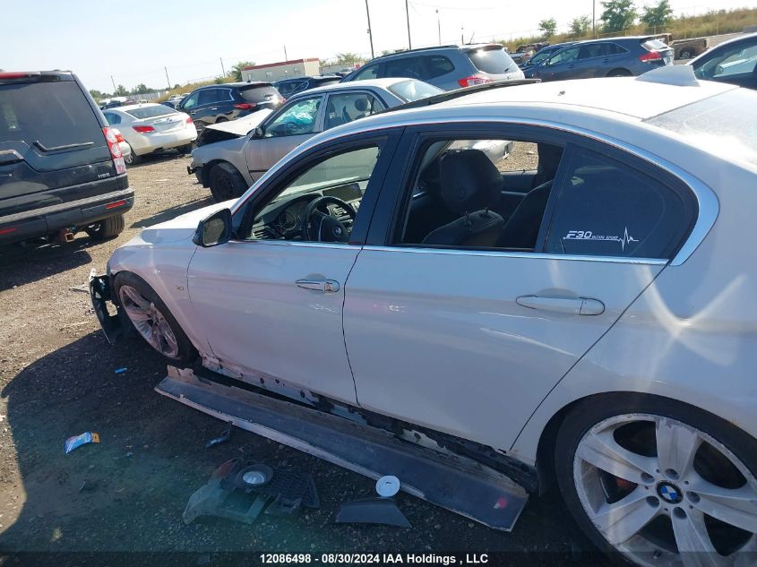 2013 BMW 3 Series VIN: WBA3B3C52DF531846 Lot: 12086498