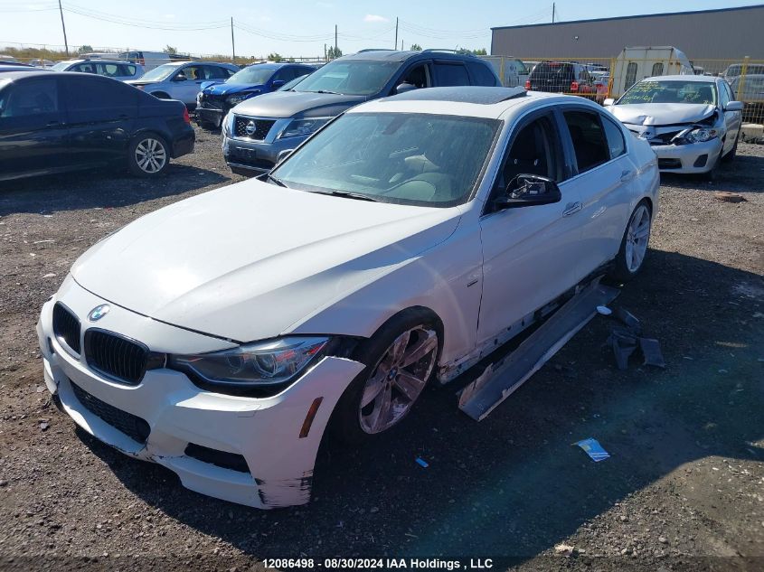 2013 BMW 3 Series VIN: WBA3B3C52DF531846 Lot: 12086498