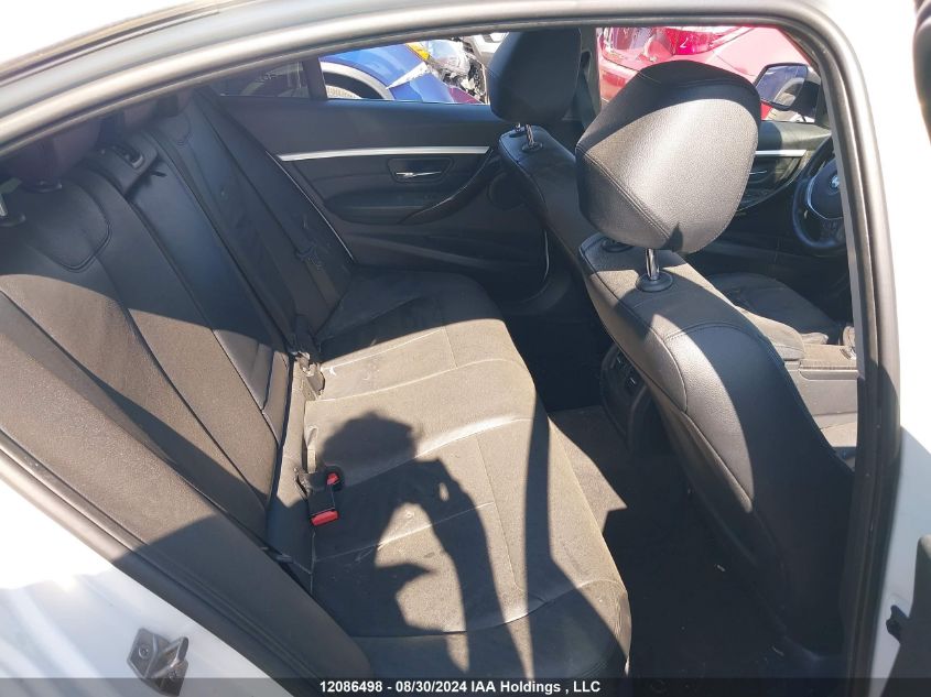 2013 BMW 3 Series VIN: WBA3B3C52DF531846 Lot: 12086498