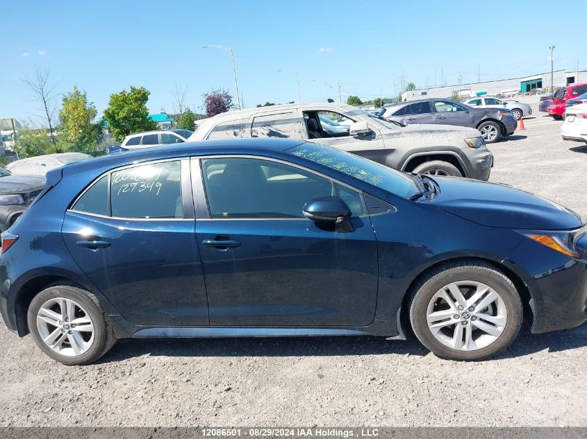 2021 Toyota Corolla Se VIN: JTNK4MBE9M3129349 Lot: 12086501