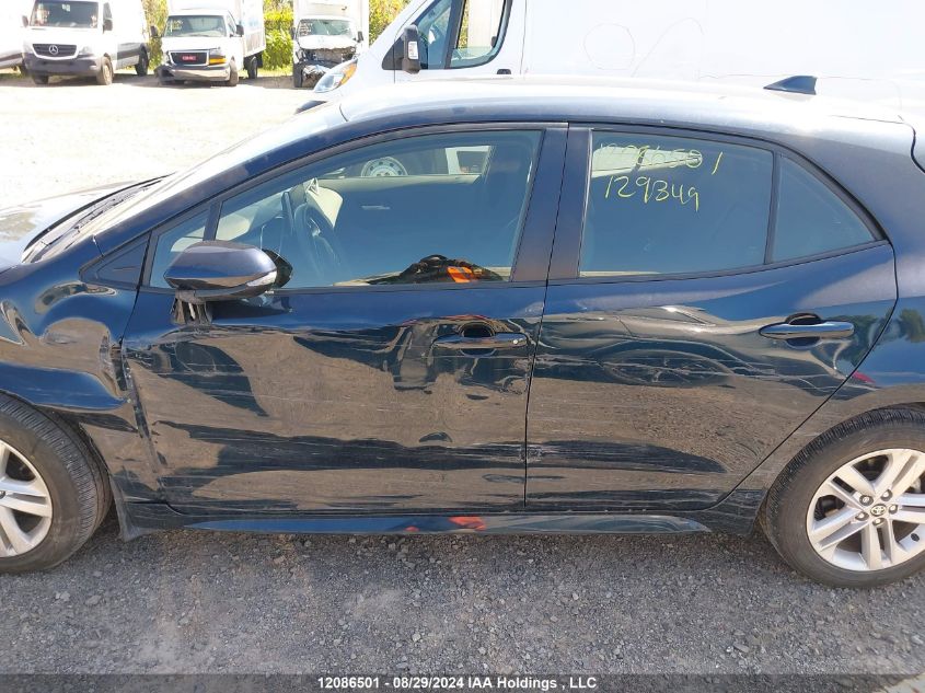 2021 Toyota Corolla Se VIN: JTNK4MBE9M3129349 Lot: 12086501