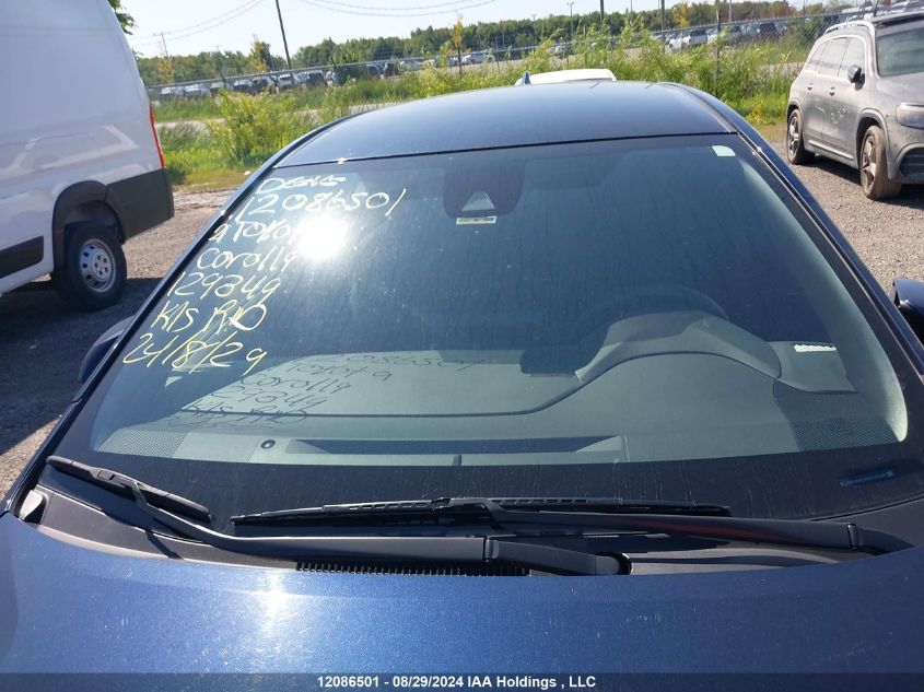 2021 Toyota Corolla Se VIN: JTNK4MBE9M3129349 Lot: 12086501