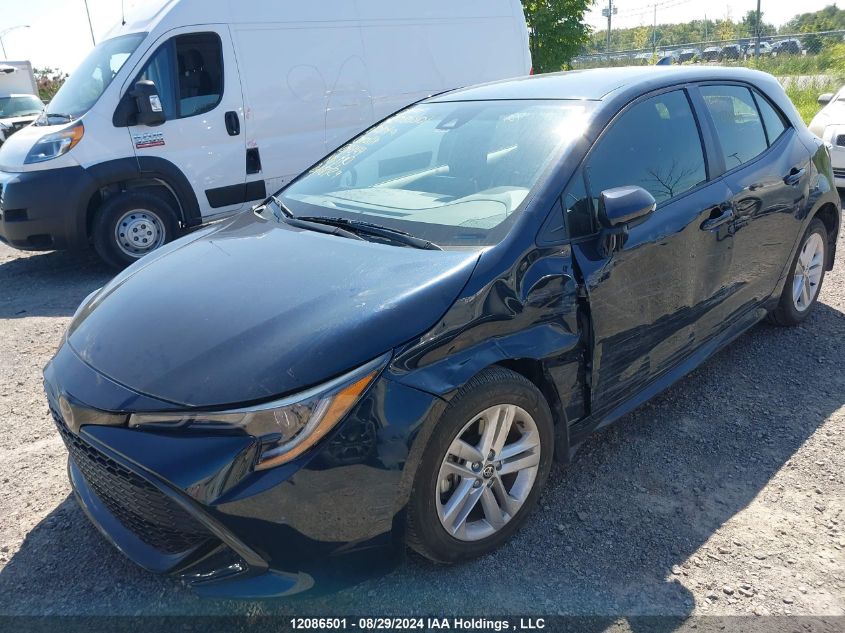 2021 Toyota Corolla Se VIN: JTNK4MBE9M3129349 Lot: 12086501