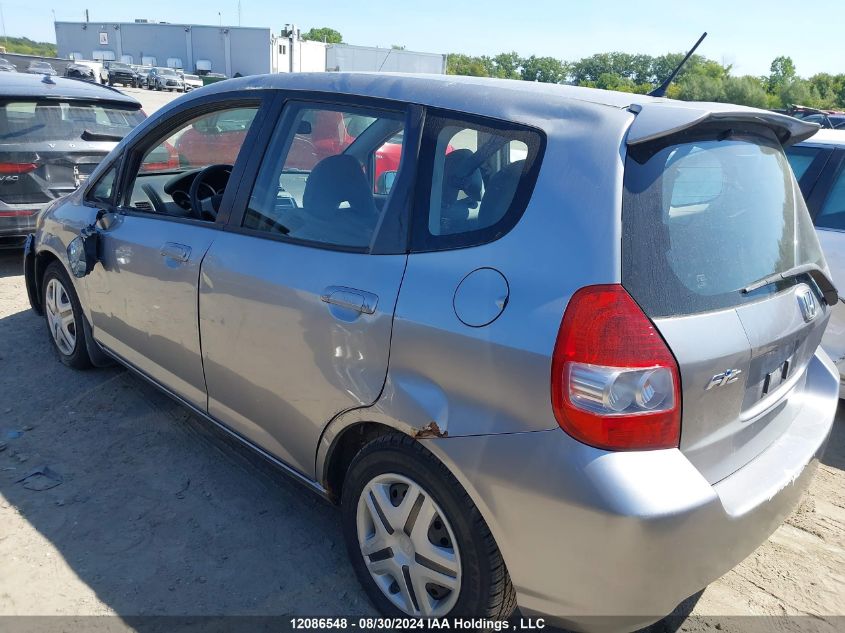 2007 Honda Fit VIN: JHMGD37437S818526 Lot: 12086548