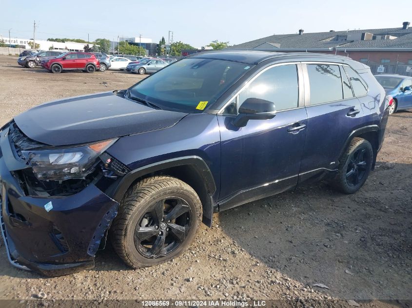 2021 Toyota Rav4 Hybrid Xse VIN: 2T3RWRFV8MW105321 Lot: 12086569