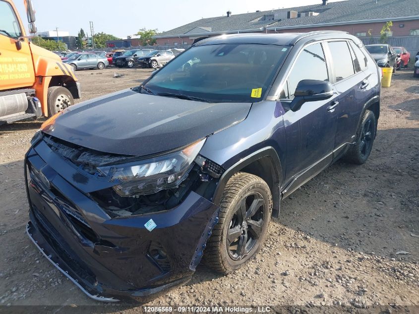 2021 Toyota Rav4 Hybrid Xse VIN: 2T3RWRFV8MW105321 Lot: 12086569