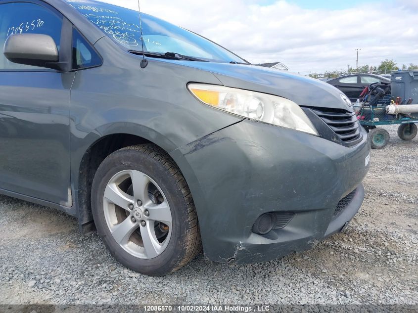 5TDZK3DC9BS057532 2011 Toyota Sienna V6 7 Passenger