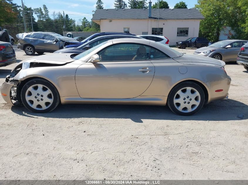 2004 Lexus Sc 430 VIN: JTHFN48YX40052527 Lot: 12086661