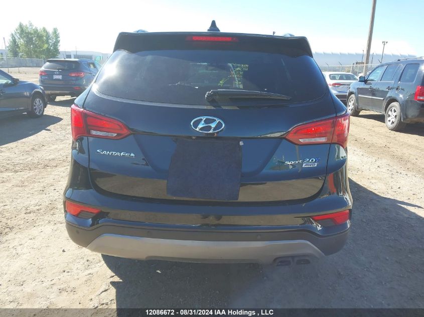 5NMZUDLA2JH053338 2018 Hyundai Santa Fe Sport