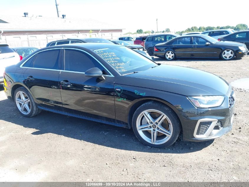 2021 Audi A4 VIN: WAUEAAF46MA036498 Lot: 12086699