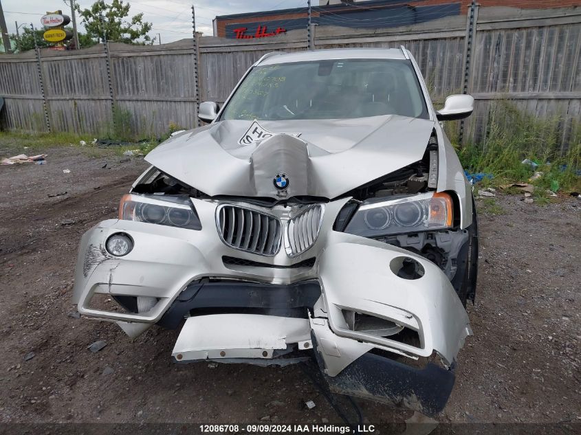 2013 BMW X3 VIN: 5UXWX7C59DL980367 Lot: 12086708