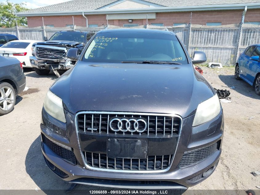 2010 Audi Q7 VIN: WA1JYCFE7AD001815 Lot: 12086859