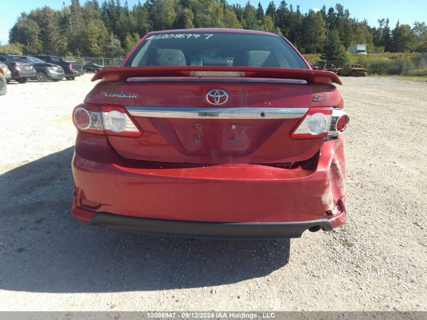 2012 Toyota Corolla S/Le VIN: 2T1BU4EE8CC805778 Lot: 12086947