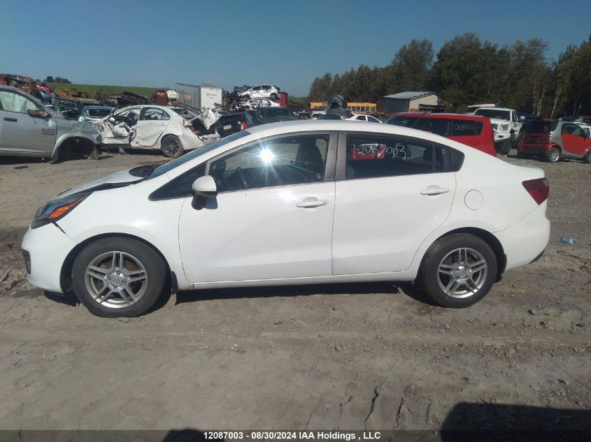 2013 Kia Rio VIN: KNADM4A36D6274051 Lot: 12087003