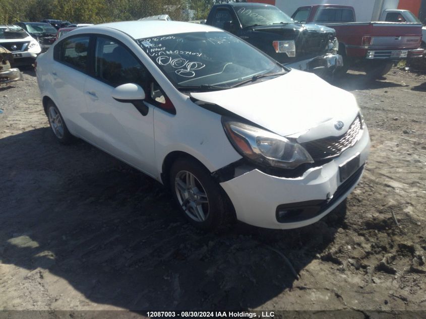 2013 Kia Rio VIN: KNADM4A36D6274051 Lot: 12087003