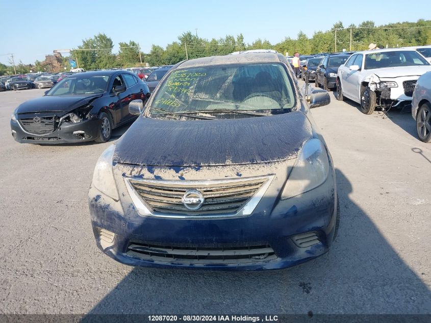 2012 Nissan Versa S/Sv/Sl VIN: 3N1CN7AP7CL893992 Lot: 12087020