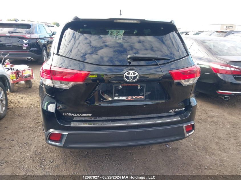 2019 Toyota Highlander Xle VIN: 5TDJZRFH6KS606799 Lot: 12087027