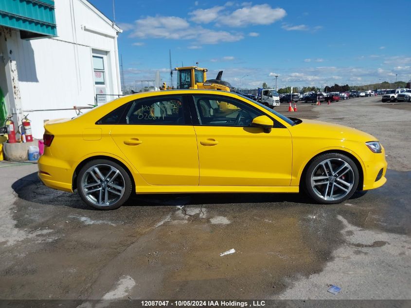 2019 Audi S3 Sedan VIN: WAUF1GFF2K1020871 Lot: 12087047