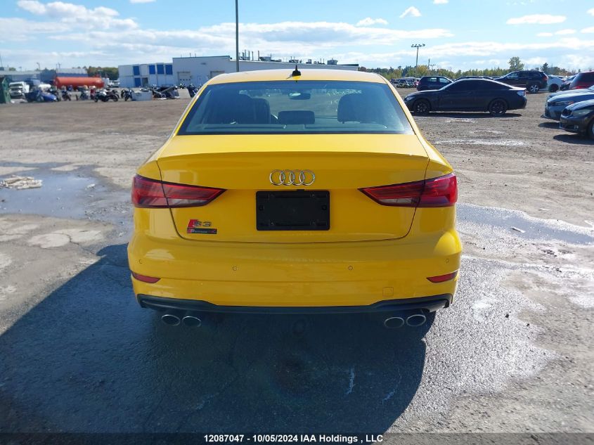 2019 Audi S3 Sedan VIN: WAUF1GFF2K1020871 Lot: 12087047